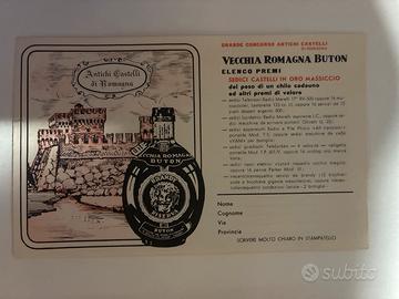 Cartilina concorso Veccgia Romagna Buton del 1958