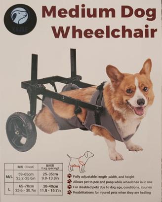 Carrello deambulatore per cane disabile taglia M