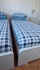 2 letti singoli IKEA con materassi – ottime condiz