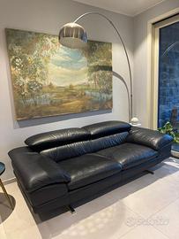 Divano 3 posti Calia in pelle