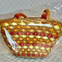 Borsa in paglia intrecciata “Artenatura”