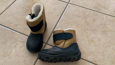 Doposci trekking bambino impermeabili n. 23