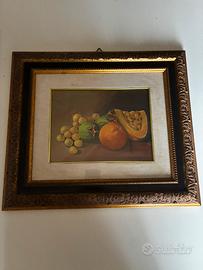 Pittura a olio su tela, natura morta
