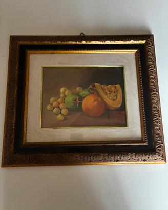 Pittura a olio su tela, natura morta