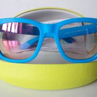 Occhiali da sole NAU MAX S Azzurri con custodia