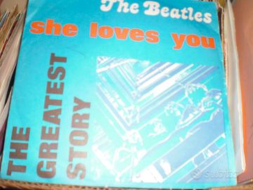 dischi a 45 giri dei BEATLES e vari