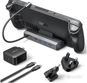 JSAUX 6 in 1 Docking Station con Caricatore da 65W