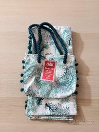 Borsa mare+ telo fouta 100% cotone