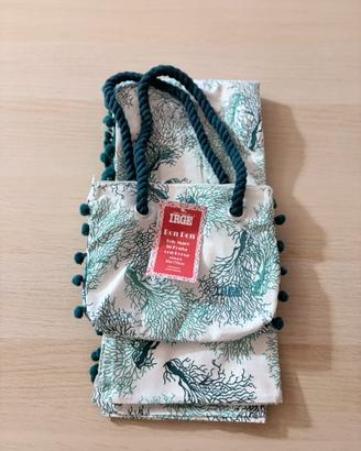 Borsa mare+ telo fouta 100% cotone