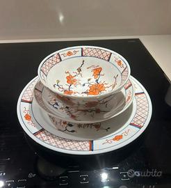 Servizio piatti Imari