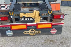 Semirimorchio portacontainer ORTHAUS in ADR