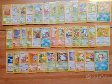 Pokemon Jungle Lotto Semicompleto