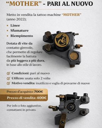 TATTOO MACHINE MOTHER