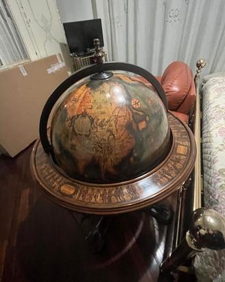 Mappamondo bar/porta bevande