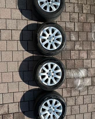 Cerchi 15” Volkswagen Golf + gomme estive