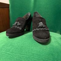 Scarpe donna tacco alto stile francesina