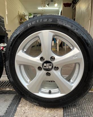 Cerchi MSW 205/55 R16 +gomme