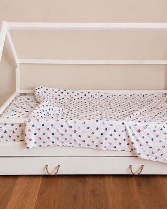 LETTO PER BAMBINO 160×80+ MATERASSO+PIUMINO