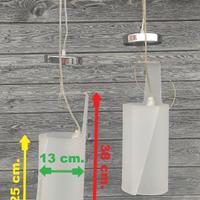 N° 2 lampade a sospensione