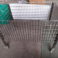 Cesta in Filo di Acciaio con Ruote