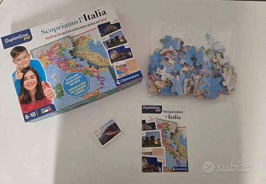 Puzzle "Scopriamo l'Italia" Clementoni 6-10 anni