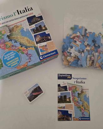 Puzzle "Scopriamo l'Italia" Clementoni 6-10 anni