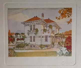 Cromolitografia Progetto Arch. Cavazzoni A.