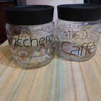 Barattolo caffè e zucchero