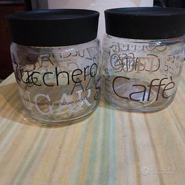 Barattolo caffè e zucchero