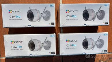 4 telecamere EZVIZ C3W Pro – Nuove, sigillate