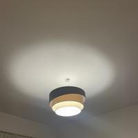 Lampadario moderno triplo marrone, tortora, bianco