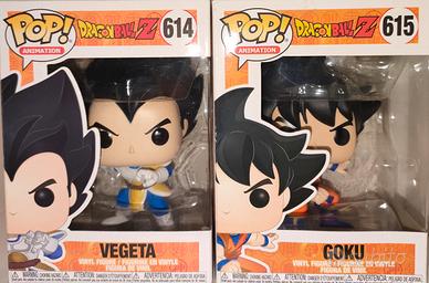 Coppia Funko pop Goku Vegeta
