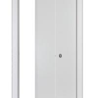 Porta pieghevole a libro di legno bianca 80x210