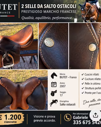 Selle Boutet equitazione