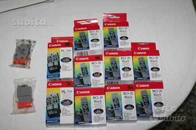 Lotto Cartuccia Cartucce Canon BCI 21 s100 bjc
