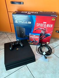 PS4 Pro Nera 1TB bundle con Spiderman