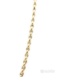 Collana da uomo realizzata in oro giallo 18 kt.