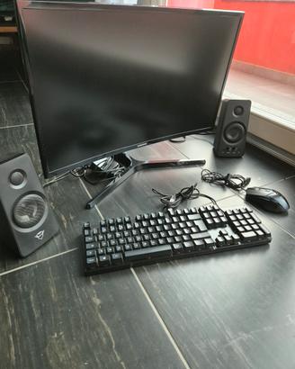 monitor Samsung curvo+ accessori
