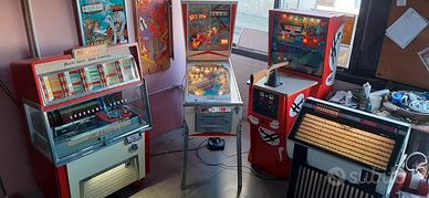 jukebox e  flipper vintage 