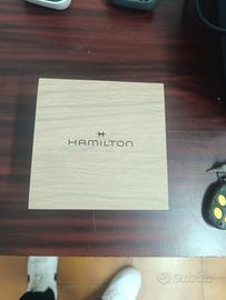scatola Hamilton per orologi in legno 