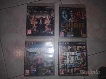 giochi PS3.   l.a.noire,gta5far cry4,saint row4