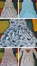 n.10 vestiti vestitini bambina 8 10 anni 134-140