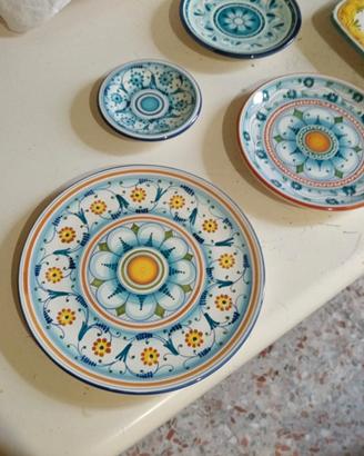 Piatti Murali in ceramica dipinti a mano