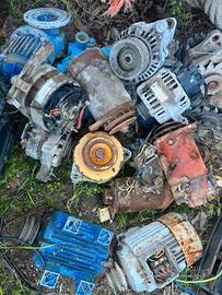 lotto 20 motori e alternatori elettrici