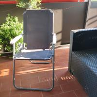 3 leggerissime sedie pieghevoli Esterno e interno 