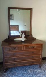 CASSETTIERA vintage color noce