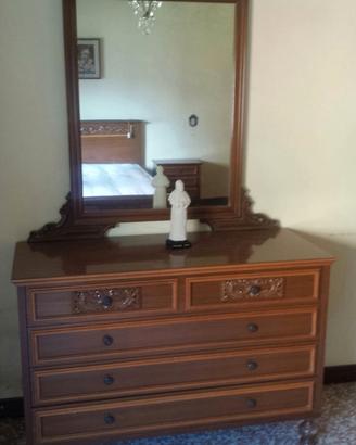 CASSETTIERA vintage color noce