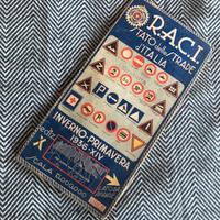 Carta stradale del 1936 per auto d'epoca