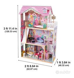 KidKraft Casa delle bambole in legno con ascensore