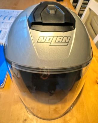 Casco Nolan Jet Nolan N40 - 5 Silver Taglia L